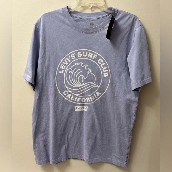 🆕 Levi’s Relaxed Fit T-shirt size Medium Surf Club California - Picture 1 of 8